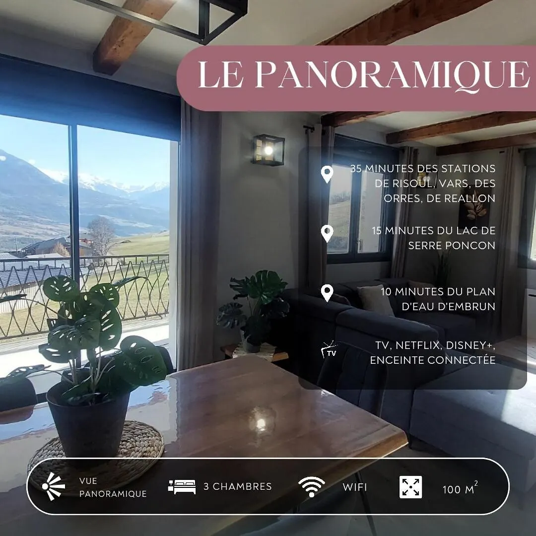 Le Panoramique Apartment Chateauroux-les-Alpes